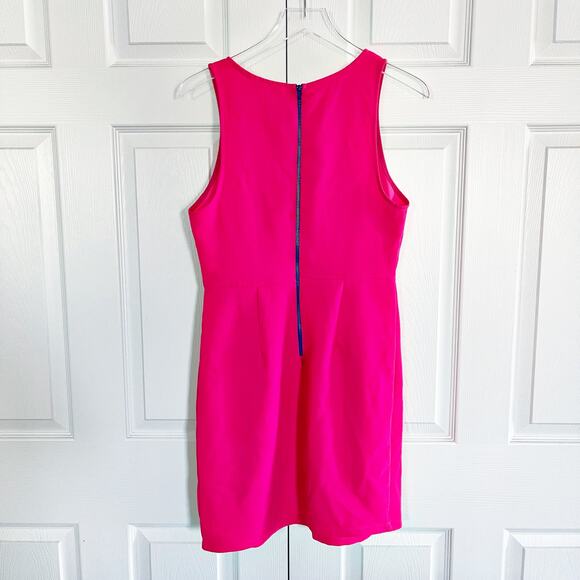 The Impeccable Pig Neon Pink Sheath Dress - Picture 4 of 7